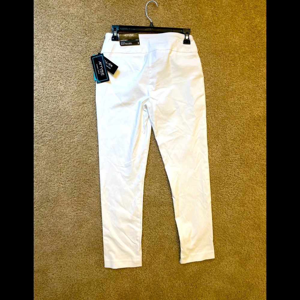 Slim Leg Audrey white bottoms by ATTYRE NY